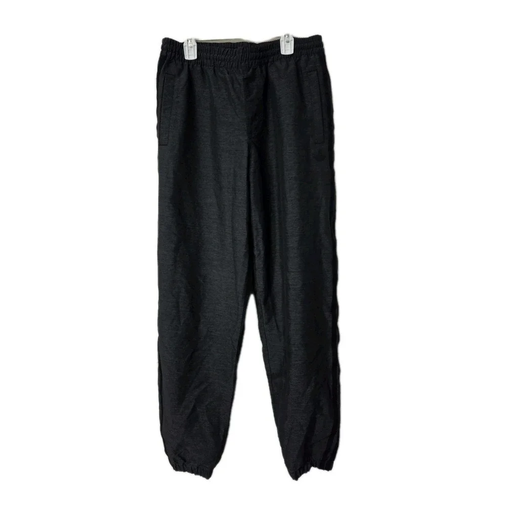 Vintage Adidas Side Stripe Lined Windbreaker Track Pants, Gray, Small